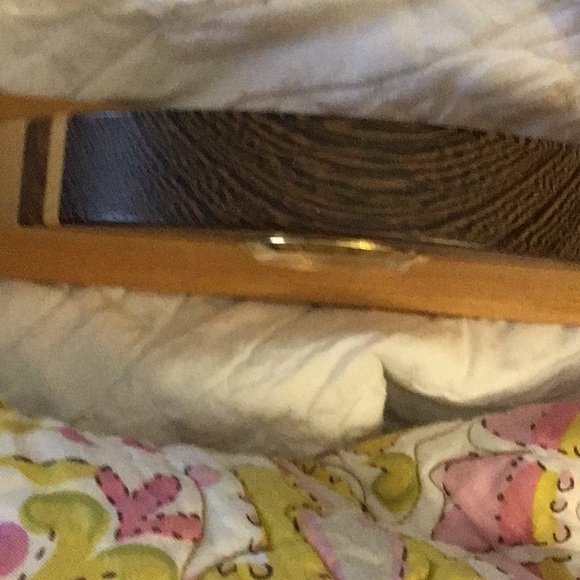 Desk clock, wood new - Picture 6 of 6